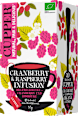 Bio Ovocný čaj Cranberry & Raspberry Infusion brusnica & malina Cupper