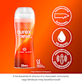 Masszázs gél és síkosító 2in1, ylang ylang Durex
