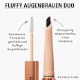 Augenbrauenstift Fluffy Brow Filter Duo Dark Brown REVOLUTION
