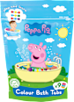 Barwniki koloryzujące do kąpieli, truskawka, jeżyna, pomelo Peppa Pig