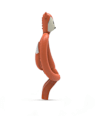Silikónové hryzadlo, líška Matchstick Monkey