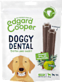 Kausnack Hund, Zahnpflege Doggy Dental mit Apfel & Eukalyptus, big (7 Stück) vegan Edgard & Cooper