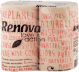 Toaletný papier love & action 4x300 Renova