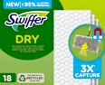 Trockene Bodentücher Swiffer