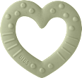 Beißring Herz grün, ab 3 Monaten BIBS