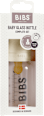 Set complet biberon 110 ml din sticlă anti-colici Ivory BIBS