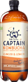Jemne perlivý fermentovaný nápoj zo zeleného čaju Ginger & Lemon THE GUTSY CAPTAIN company