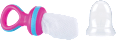 Fruchtsauger mit Schutzkappe, pink Nûby