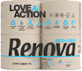 Toaletný papier love & action 4x300 Renova