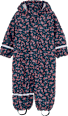 Regenanzug mit Blumen-Muster, blau & rosa, Gr. 74/80 Kilmanock