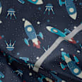 Regenjacke mit Raketen-Muster, blau, Gr. 86/92 Kilmanock