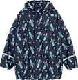 Regenjacke mit Raketen-Muster, blau, Gr. 134/140 Kilmanock
