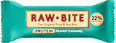 Barretta proteica 22% biologica Peanut Caramel RAW BITE