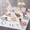 Becher aus recyceltem PET-Material "Celebration", pale/tuscany (9x8 cm) LIEWOOD