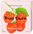 Rágógumi, málna ízű, műanyagmentes  True Gum