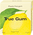 Rágógumi, citrom ízű, műanyagmentes  True Gum