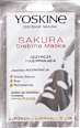 Geisha Sakura srebrna maska za lice Yoskine