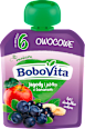Mus jagody i jabłka z bananem  Bobovita