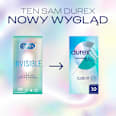 Prezerwatywy lateksowe Invisible Dopasowane Durex