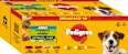 Nassfutter Hund gemischte Selektion in Sauce, Megapack (40x100 g) Pedigree