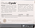 Suplement diety Chela-Cynk, kapsułki w blistrach OLIMP LABS