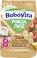 Kaszka mleczna 7 zbóż zbożowo - owsiana truskawka - banan po 8 miesiącu Porcja Zbóż Bobovita