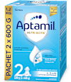 Lapte praf de continuare Nutri-Biotik 2, 6-12 luni Aptamil