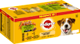 Nassfutter Hund Auswahl in Sauce, Adult, Multipack, (40x100 g) Pedigree
