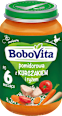 Zupa pomidorowa z kurczakiem i ryżem po 6 miesiącu Bobovita