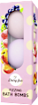 Bombe de baie cu afine + căpșuni + piersici Dairy Fun