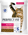 Trockenfutter Katze active 1+ Reich an Rind PERFECT FIT