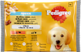 JUNIOR MEŠANI IZBOR sa pirinčem kompletna vlažna hrana za štence - govedina i piletina, 4x100g Pedigree