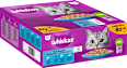 Nassfutter Katze Fisch Auswahl in Gelee, Jumbopack (80x85 g) Whiskas