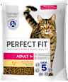 Trockenfutter Katze adult 1+ Reich an Huhn PERFECT FIT