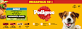 Nassfutter Hund gemischte Selektion in Sauce, Megapack (40x100 g) Pedigree