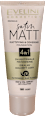 satin Matt 4u1 tekući puder – 101 Ivory  EVELINE COSMETICS