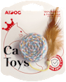 Zabawka dla kota z włóczki kula Aidog
