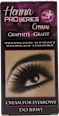 Vopsea cremă pentru sprâncene Graphite Henna