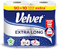 Ręcznik papierowy Extra Long (2 warstwy, 2x100 listków) Velvet