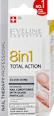 8u1 TOTAL ACTION - lak za negu noktiju - srebrne šljokice  EVELINE COSMETICS