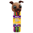 Creioane colorate in cutie cățel Strigo