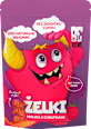 BeRAW Kids Żelki Malina z chrupkami  BeRaw