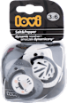 Dynamický silikónový cumlík Salt & Pepper - 3 - 6 m LOVI
