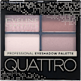 Paletka senčil za veke Quattro, 05 EVELINE COSMETICS
