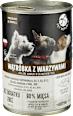 Puszka dla psa kawałki w sosie z wątróbką i warzywami  PetRepublic