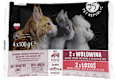 Mokra karma kota Adult, łosoś i wołowina, saszetka, (4x100g) PetRepublic