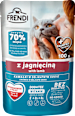 Mokra karma dla kota, kawałki w sosie z jagnięciną, saszetka FRENDI