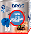 Elektro + płyn na muchy, komary i mrówki 3w1 BROS