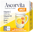 AKUT vitamín C, vitamín D3 a zinek Ascorvita