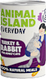 Mokra karma dla kota Everyday, indyk i królik ANIMAL ISLAND